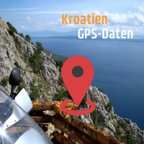 GPS Daten Kroatien