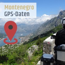 GPS Daten Montenegro
