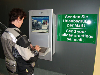 Der E-Mail-Automat vom Grossglockner