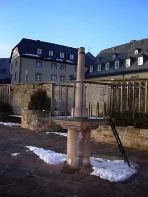 Innenhof der Burg Waldeck