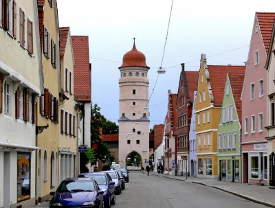 Blick auf Stadttor Nördlingen Blick auf Stadttor Nördlingen