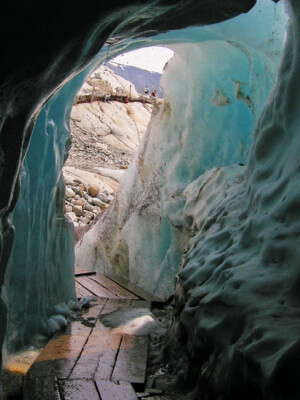 Ausgang aus dem Rhone-Gletscher