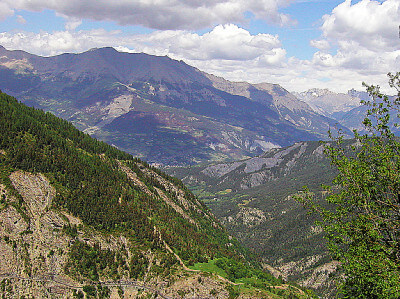 Blick auf den Col d'Allos