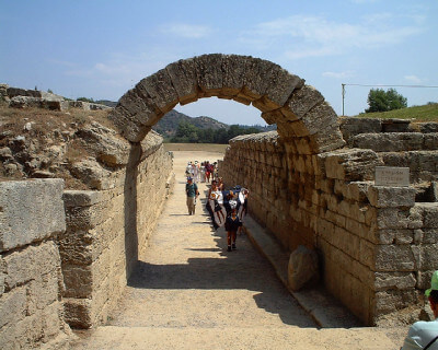 Eingang in die Arena von Olympia