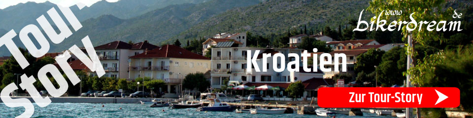 Gedruckter Reisebericht Motorrad Tour Kroatien