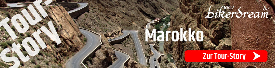 Gedruckter Reisebericht Motorrad Tour Marokko