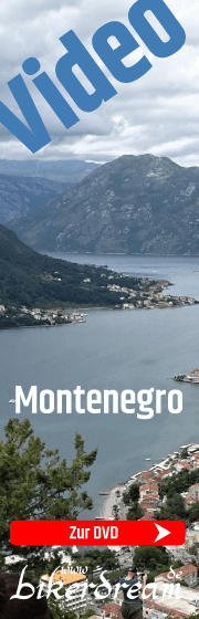 DVD mit Tourbericht und GPS-Daten Motorradtour durch Montenegro