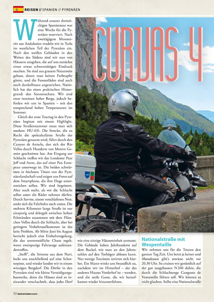ride-on-magazin - Tourbericht Spanien | Pyrenäen
