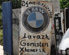Gomesteri - Reifenflicker in Albanien