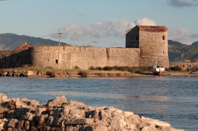 Blick auf die Festung von Butrint