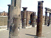 Säulengang in Pompeji