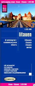 Straßenkarte Litauen und Kaliningrad vom Reise Know-How Verlag