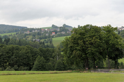 Landschaftsaufnahme im Erzgebirge