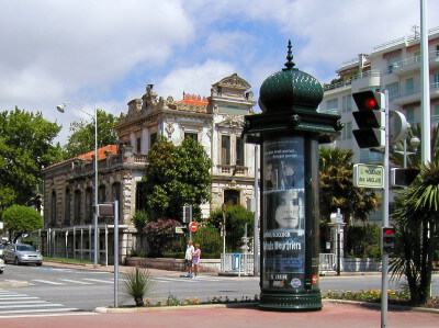 Prachtstraße in Nizza