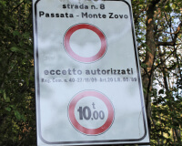 Verkehrsschilder in Italien