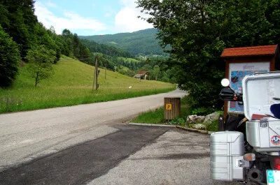Landstraße in Kroatien