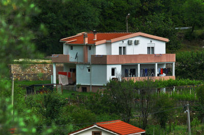 Blick auf Unterkunft in Godinje