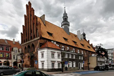 Marktplatz von Orneta Marktplatz von Orneta mit Rathaus