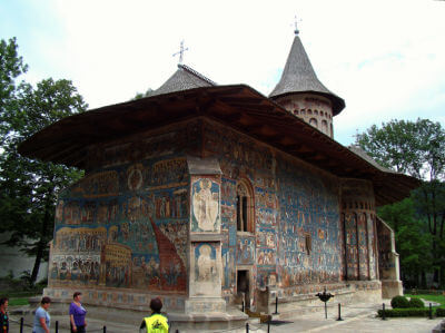 Fresken am Moldaukloster Voronet