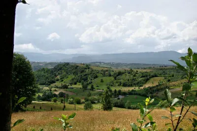 Landschaftsaufnahme in der Maramures