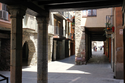 Einblick in die Gassen von La Seu d'Urgell