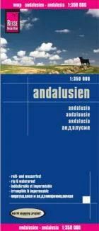 Straßenkarte Andalusien vom Reise Know-How Verlag im Maßstab 1:350.000