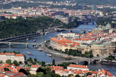 Panorama über Prag vom Laurenziberg