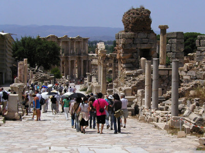 Säulengang in Ephesus